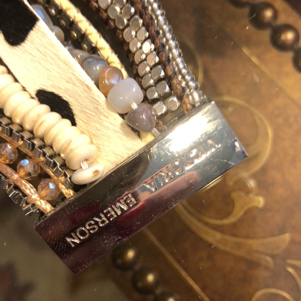 Victoria Emerson magnet closure multi strand bracelet - Picture 4 of 7